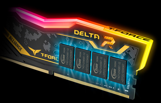 DDR4 16GB (8GBx2) T-FORCE DELTA TUF